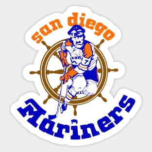 Defunct San Diego Mariners Hockey Sticker